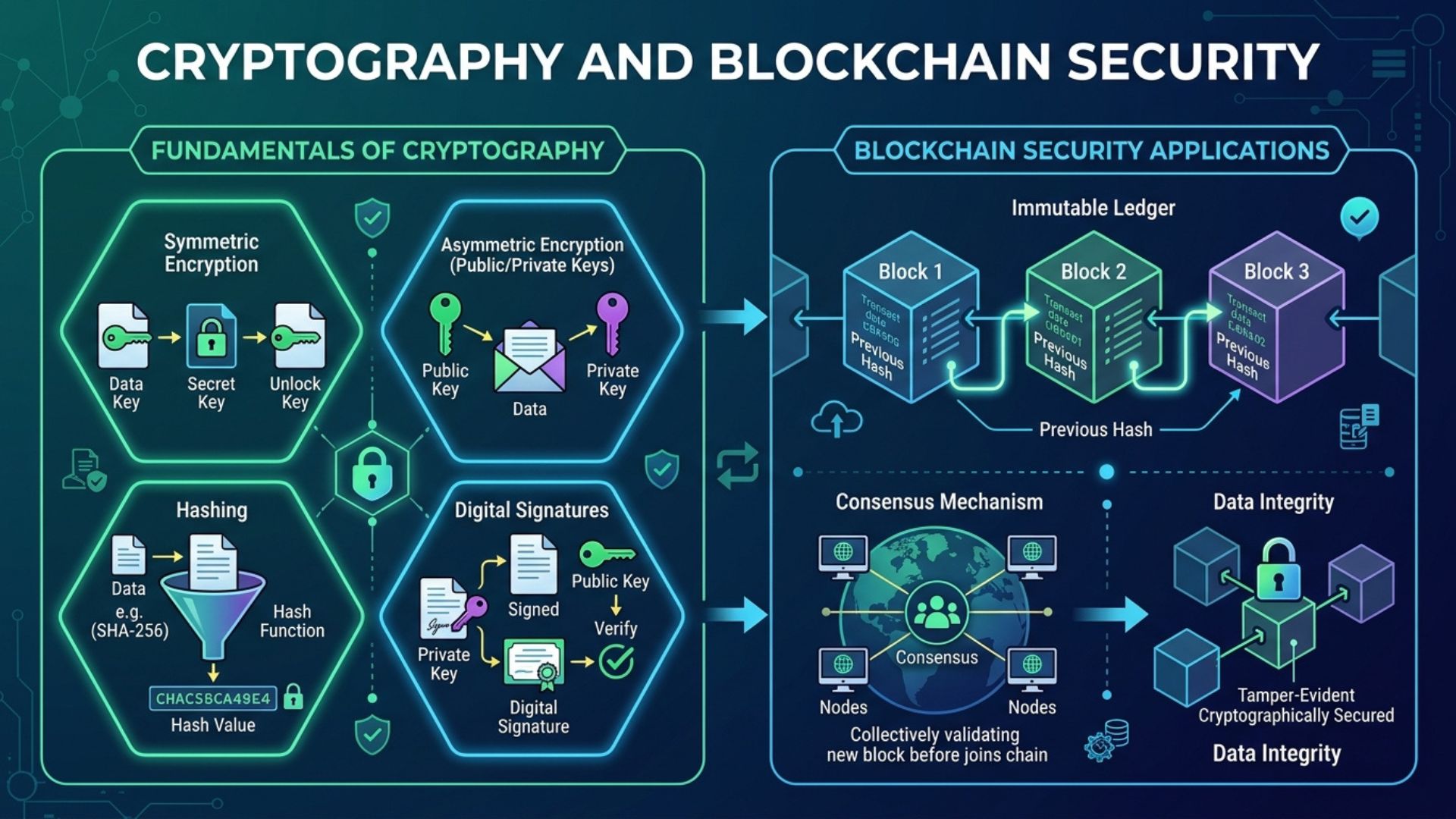 Cryptography and Blockchain Security