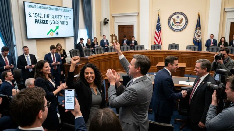 Clarity Act Clears Senate Banking Committee—Crypto’s Historic Victory Crypto's Historic Victory