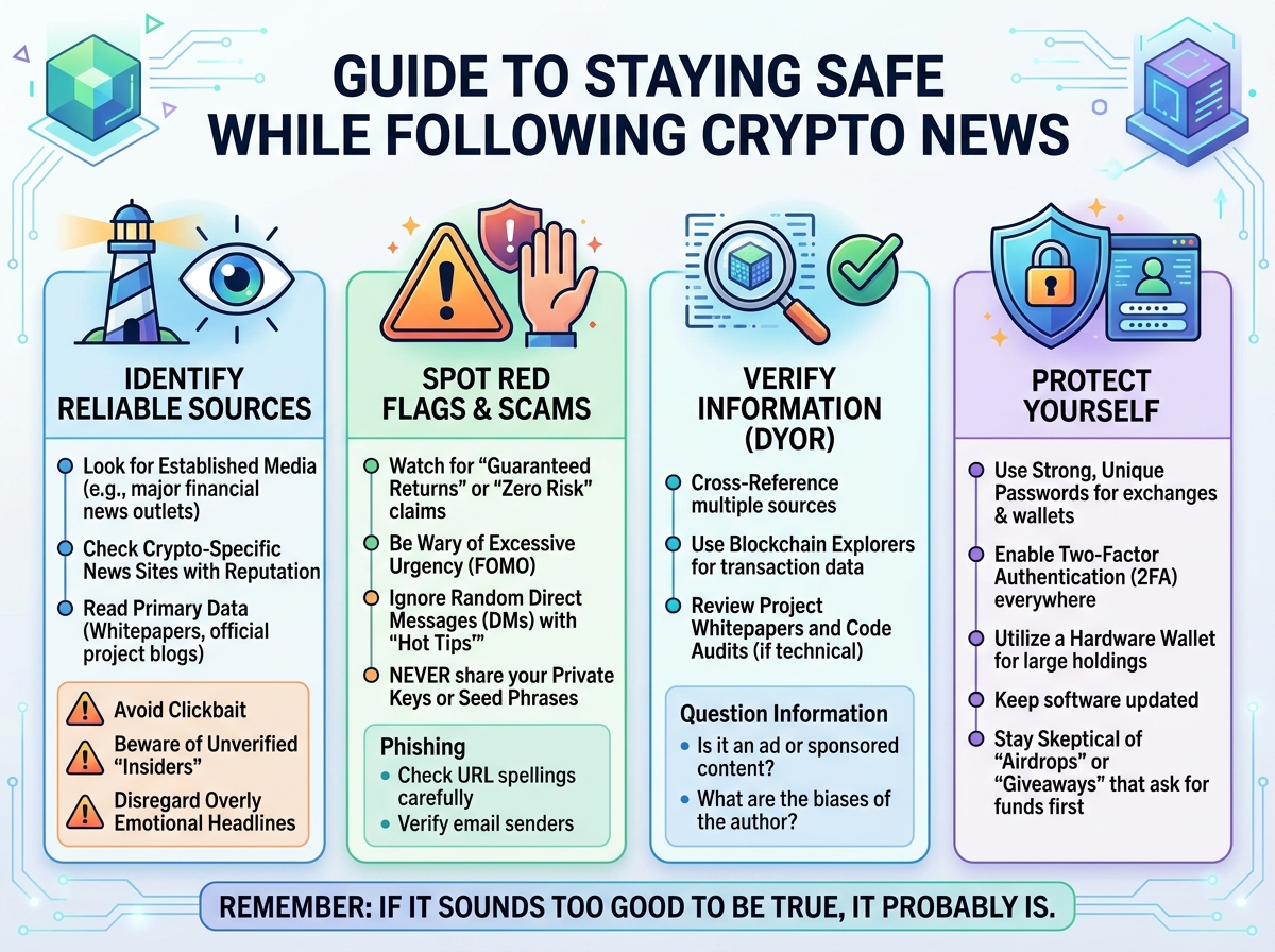 Staying Safe While Following Crypto News