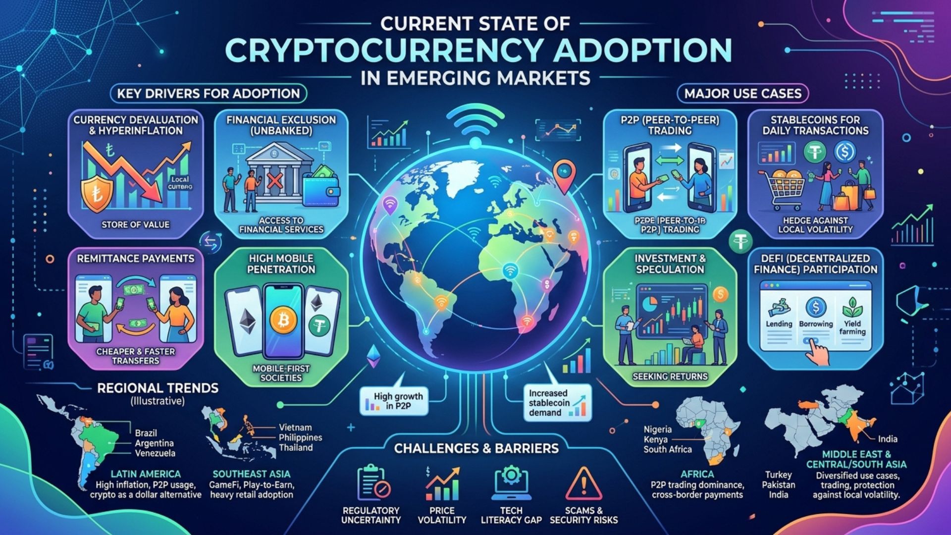Current State of Cryptocurrency Adoption in Emerging Markets