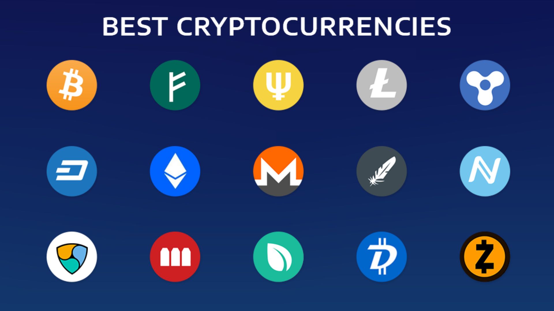 Supported Cryptocurrencies